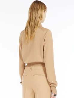 Cardigan con collo staccabile