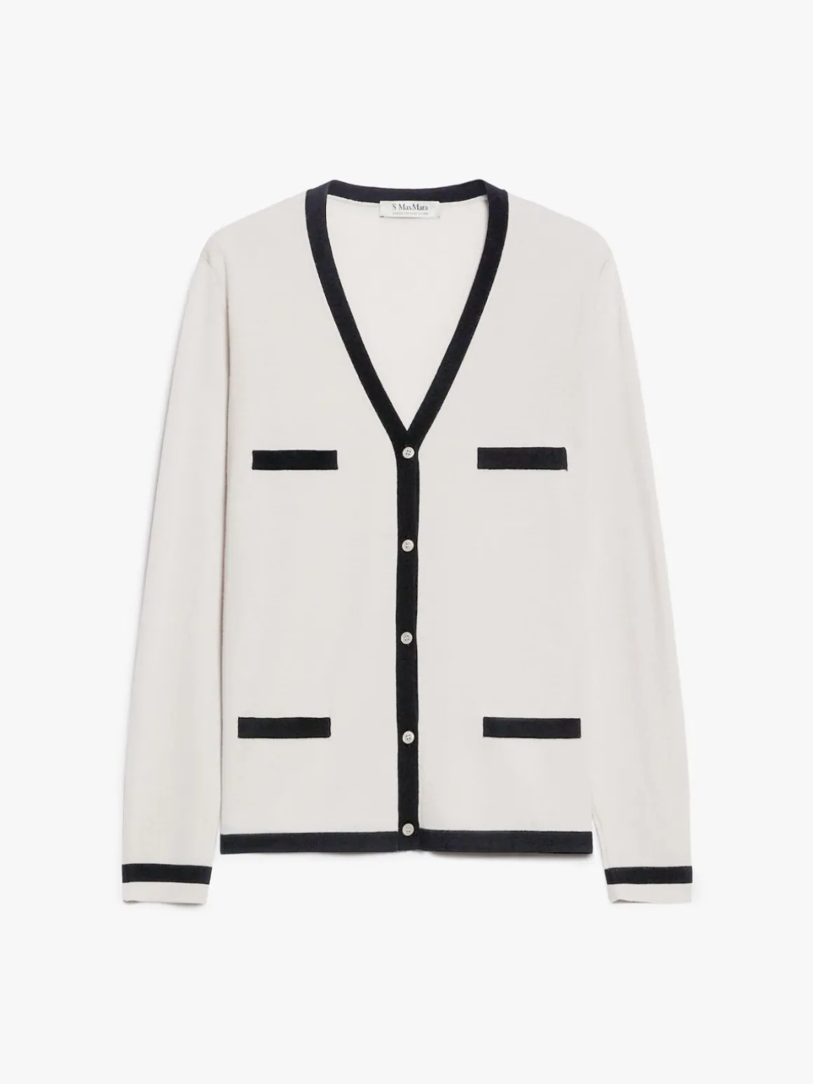 Cardigan in filato di lana