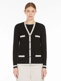 Cardigan in filato di lana