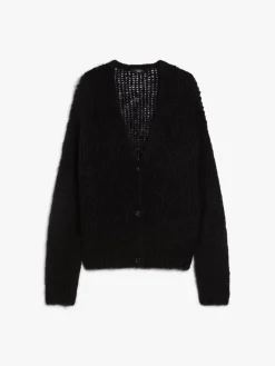 Cardigan in filato di mohair