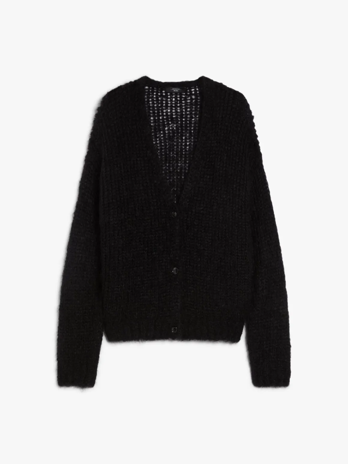 Cardigan in filato di mohair
