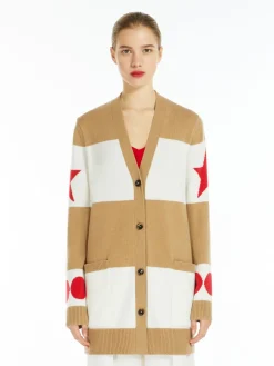 Cardigan in lana e cachemire
