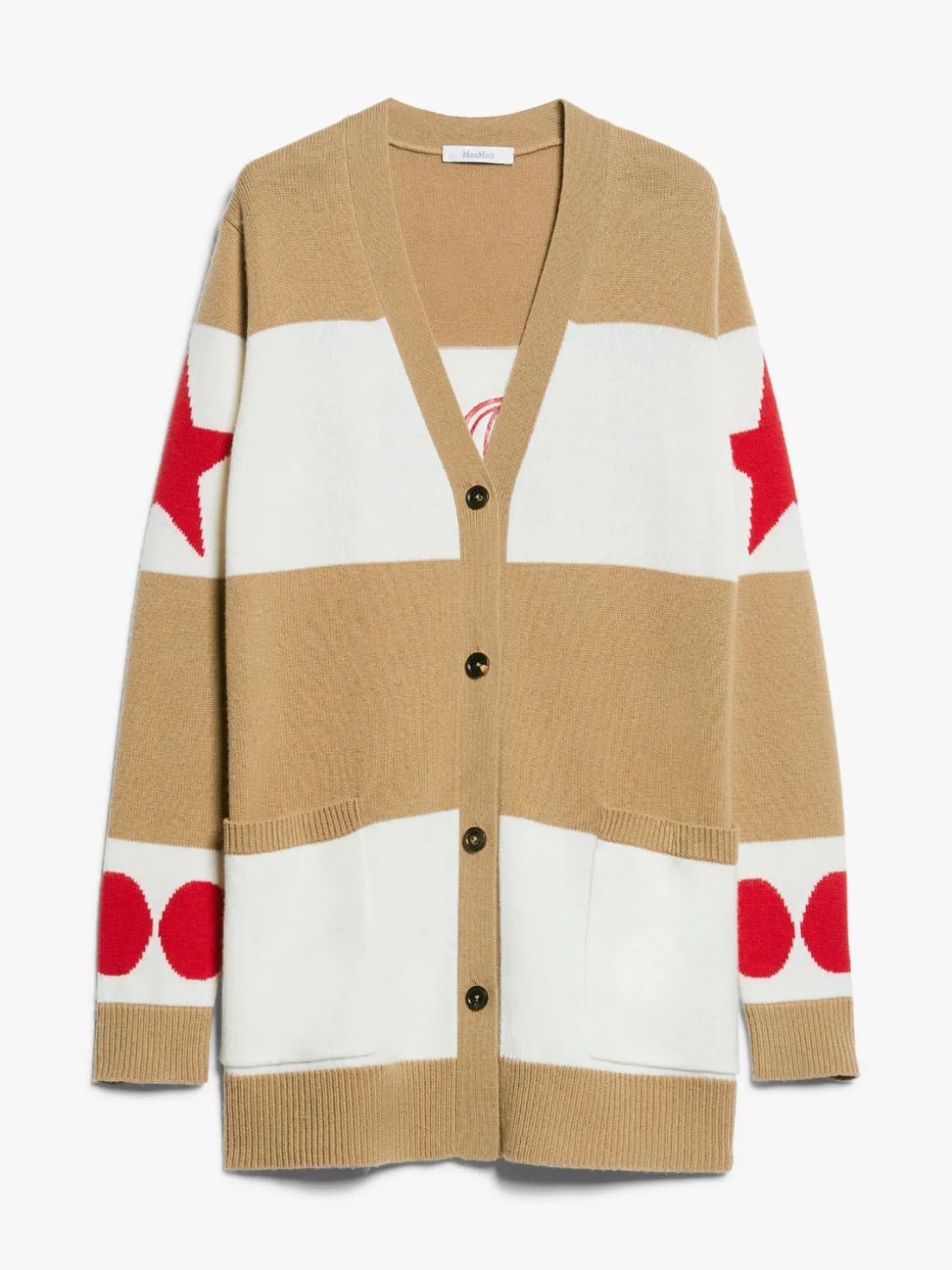 Cardigan in lana e cachemire