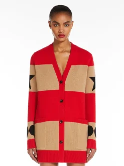 Cardigan in lana e cachemire