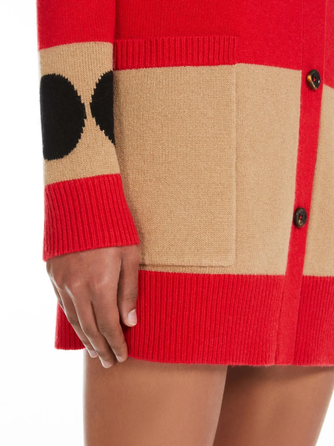 Cardigan in lana e cachemire