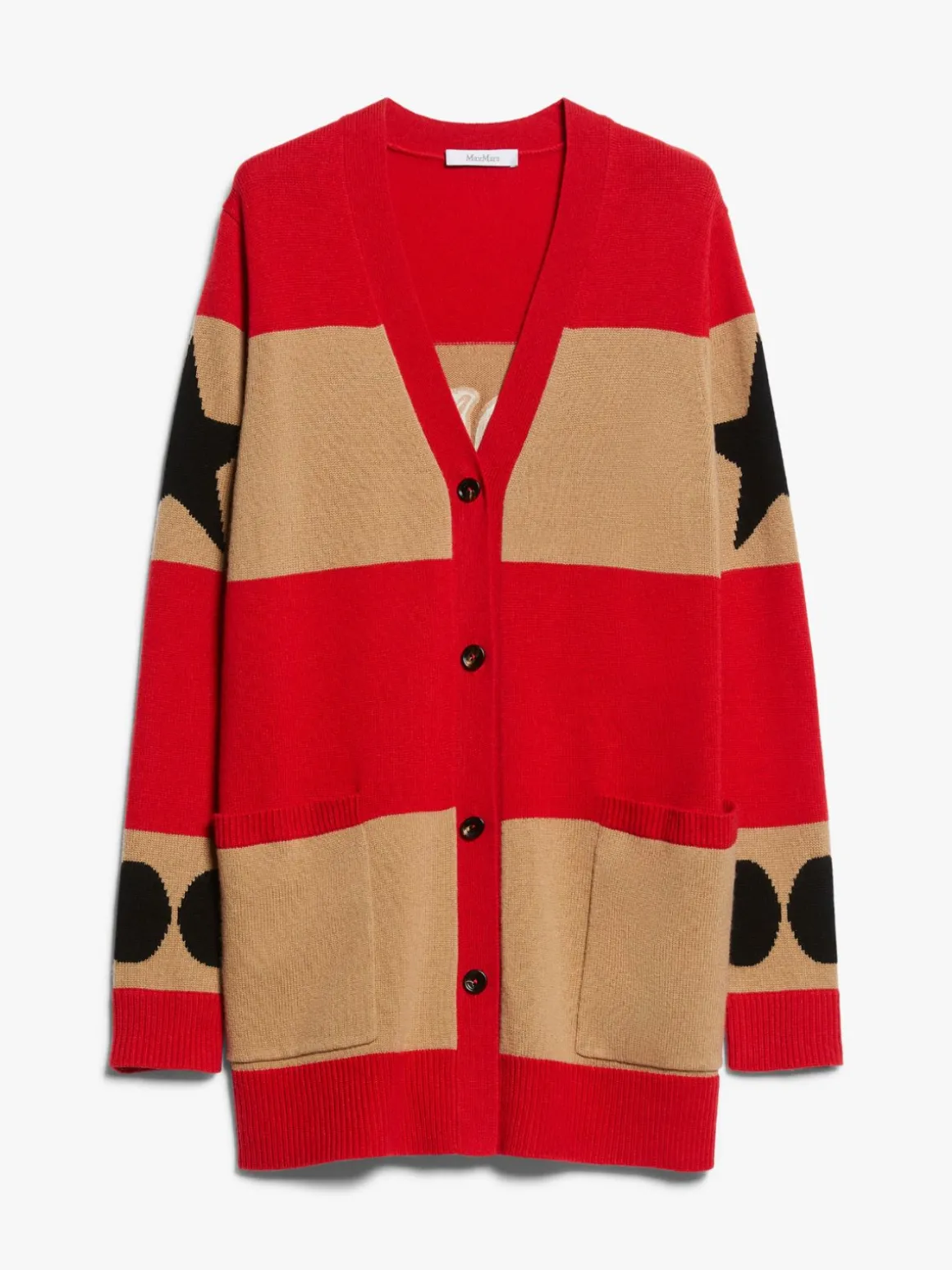 Cardigan in lana e cachemire