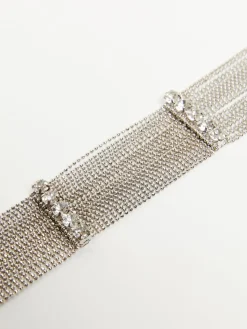 Collana a sciarpa in metallo
