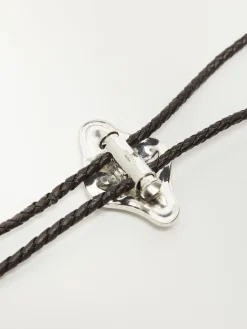 Collana bolo in tessuto spalmato