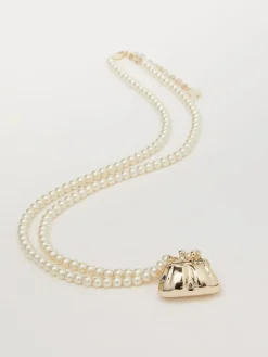 Collana di perle con charm Pasticcino