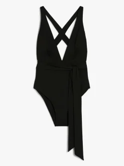 Costume intero in jersey con cintura