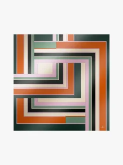 Foulard in seta stampata