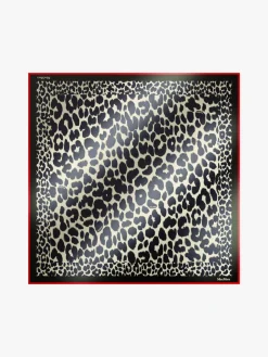Foulard quadrato in seta stampata