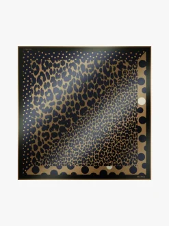 Foulard quadrato in seta stampata
