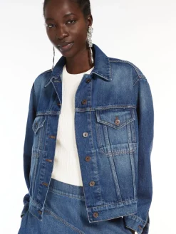 Giacca in denim di cotone