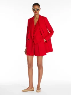 Gilet in tela di lana