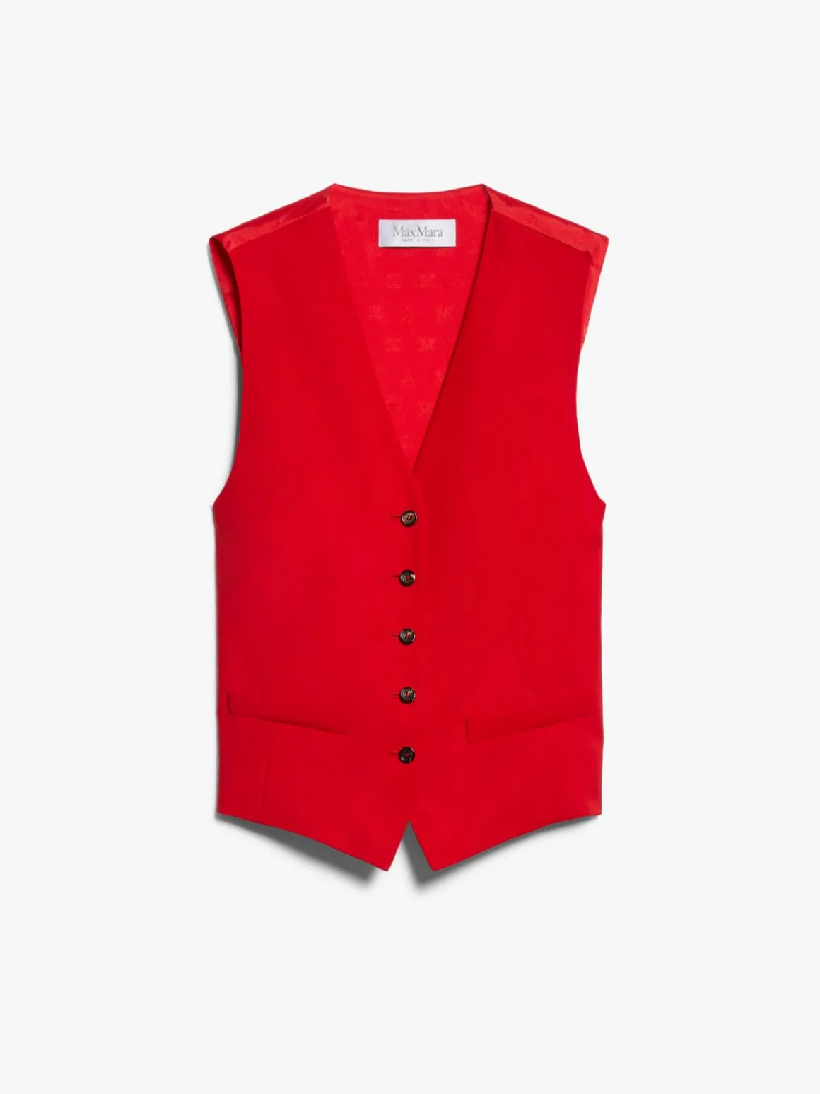 Gilet in tela di lana
