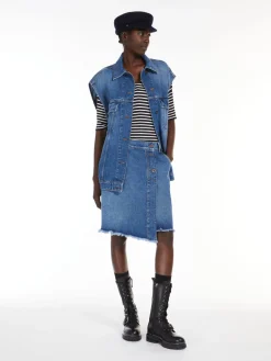 Gonna mini in denim