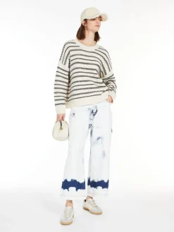 Jeans cropped in denim