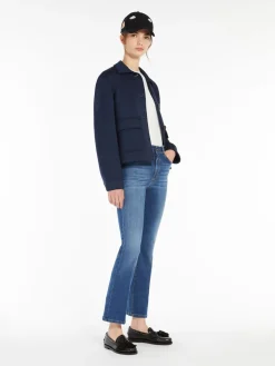 Jeans cropped in denim stretch