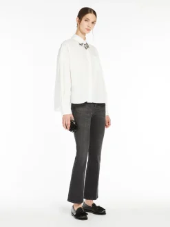 Jeans cropped in denim stretch