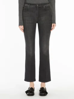 Jeans cropped in denim stretch