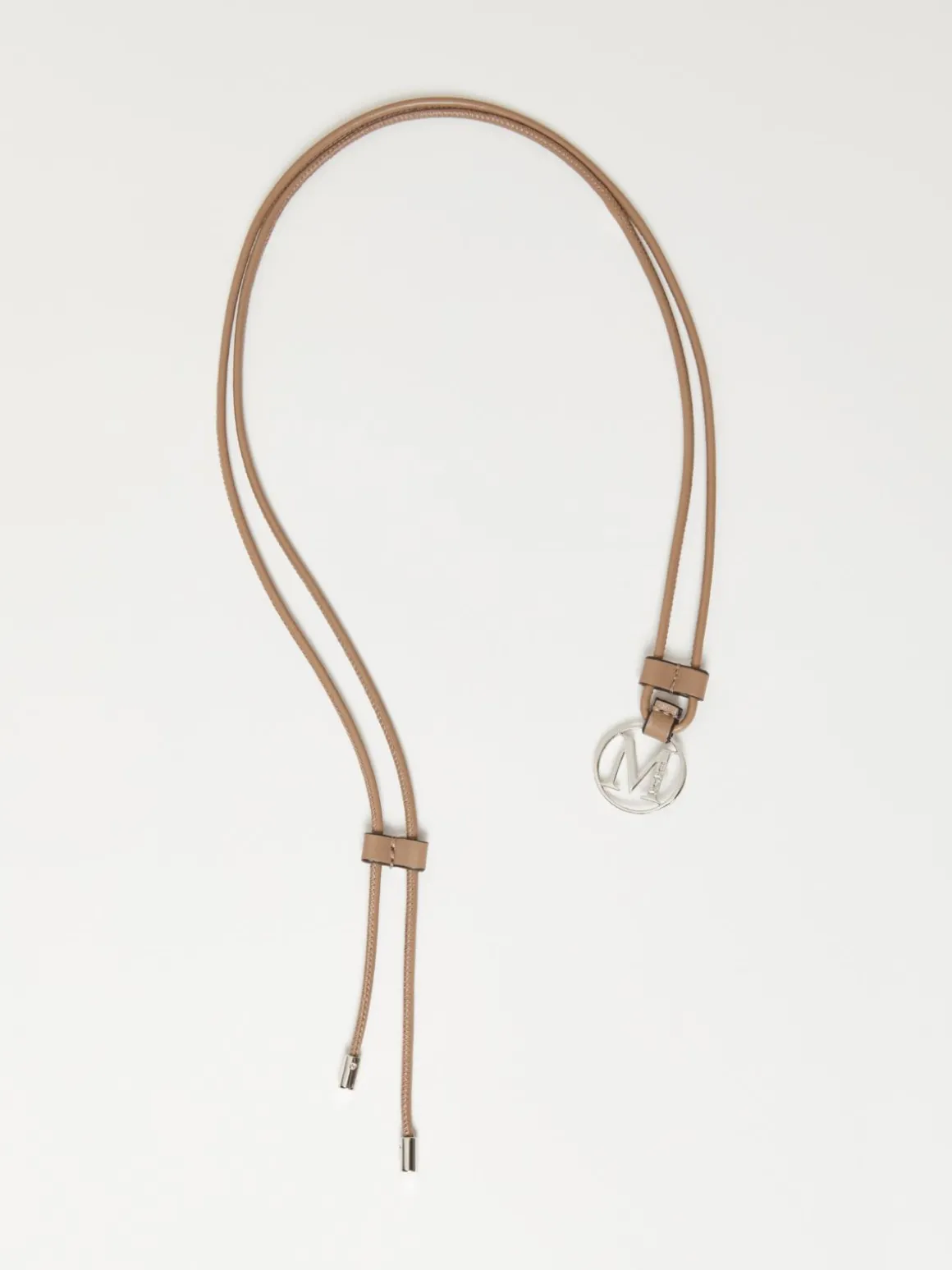 Laccio Monogram in pelle con ciondolo
