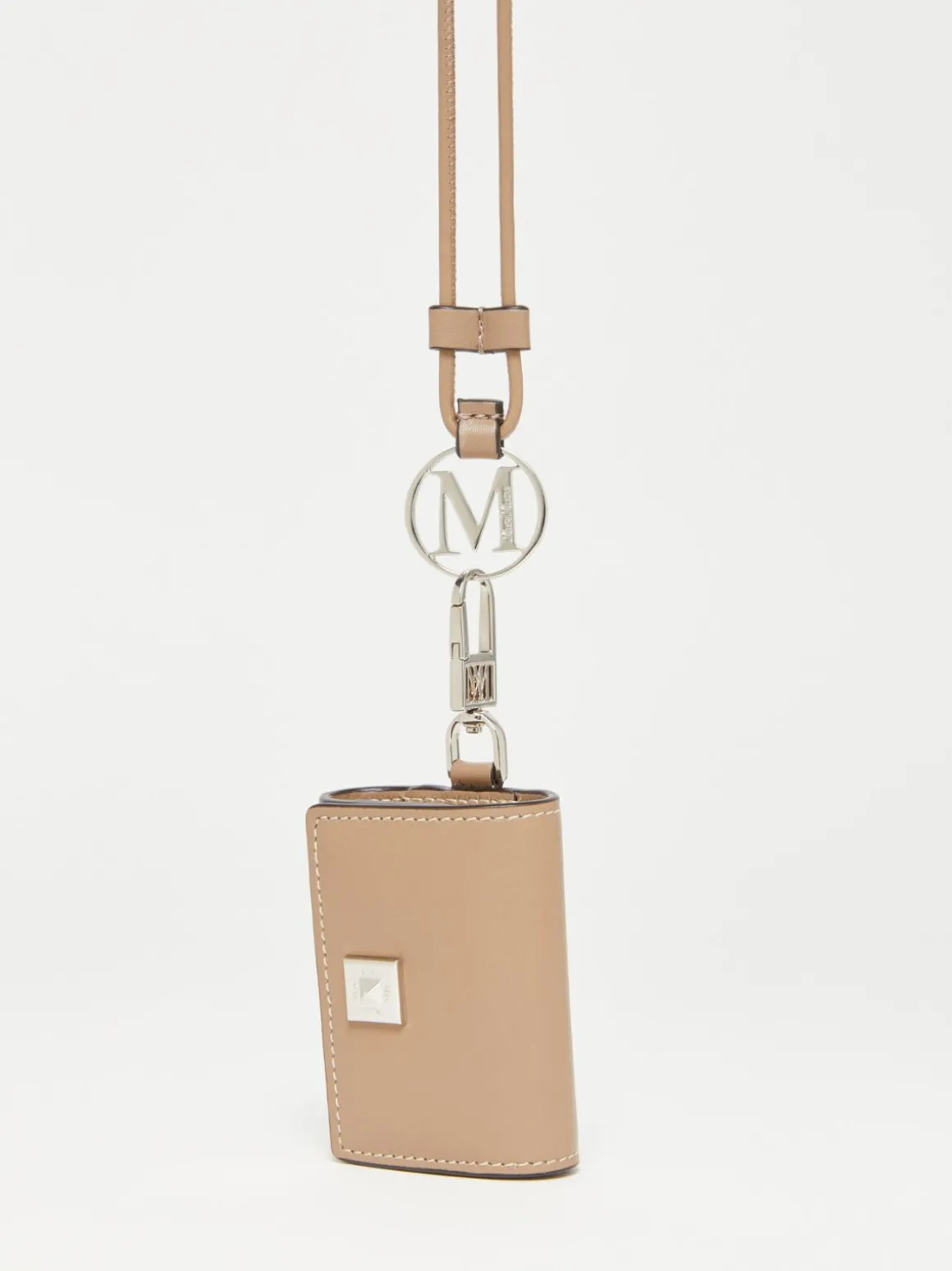 Laccio Monogram in pelle con ciondolo
