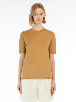 Maglia sottile in seta e cachemire