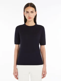 Maglia sottile in seta e cachemire