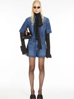 Mini tuta in denim