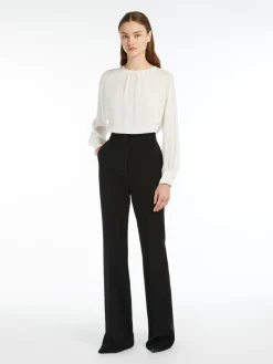 Pantalone svasato in cady