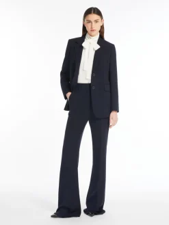 Pantalone svasato in cady