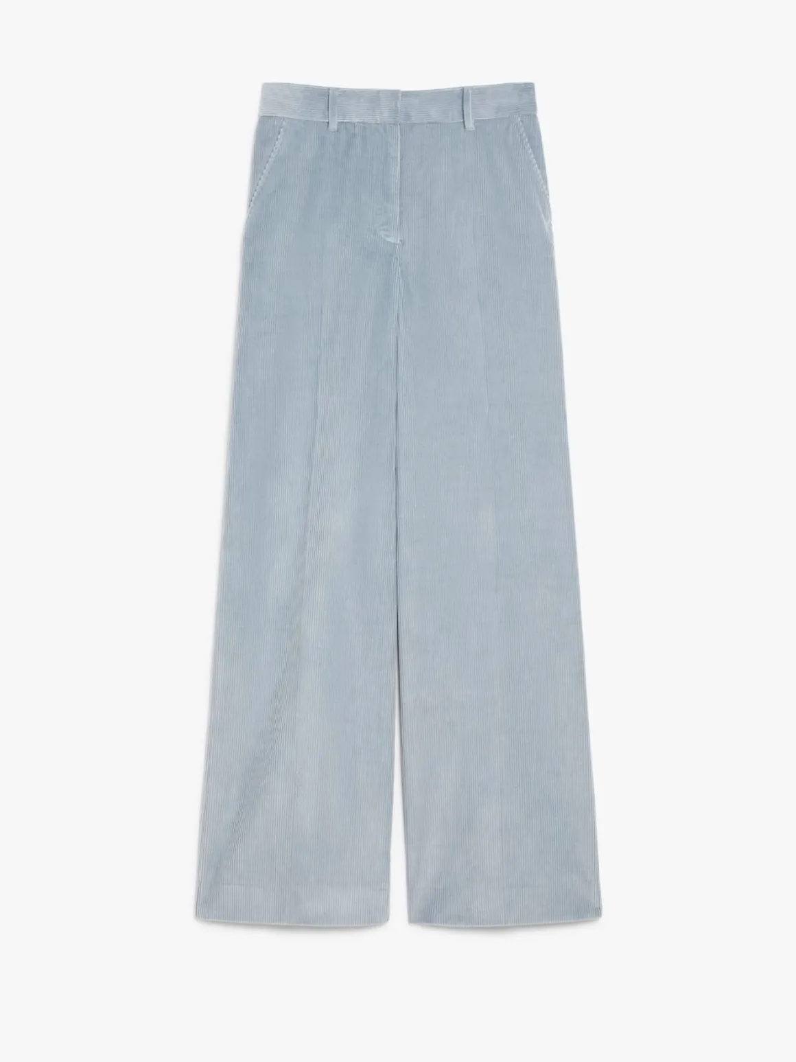 Pantalone wide leg in velluto
