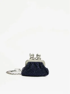 Pasticcino Bag Nano in raso con strass