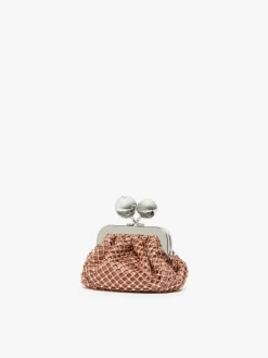 Pasticcino Bag Nano in raso con strass