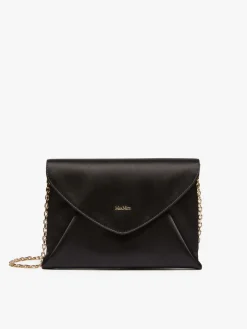 Pochette in raso di viscosa e seta