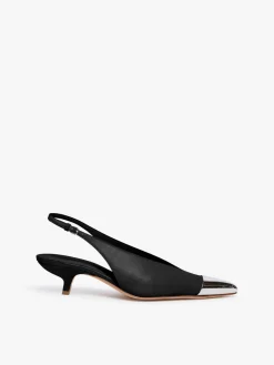 Slingback con punta metallica