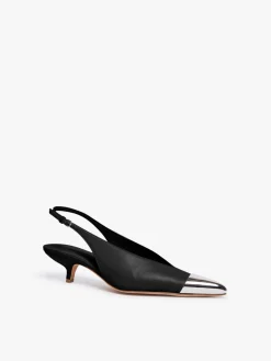 Slingback con punta metallica