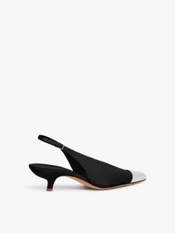 Slingback con punta metallica
