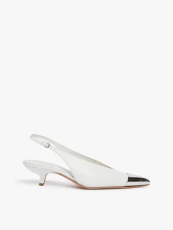 Slingback con punta metallica