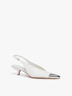 Slingback con punta metallica