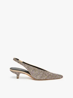 Slingback glitter