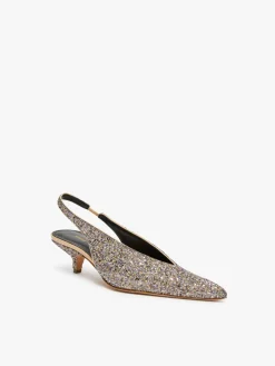 Slingback glitter