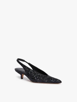 Slingback glitter