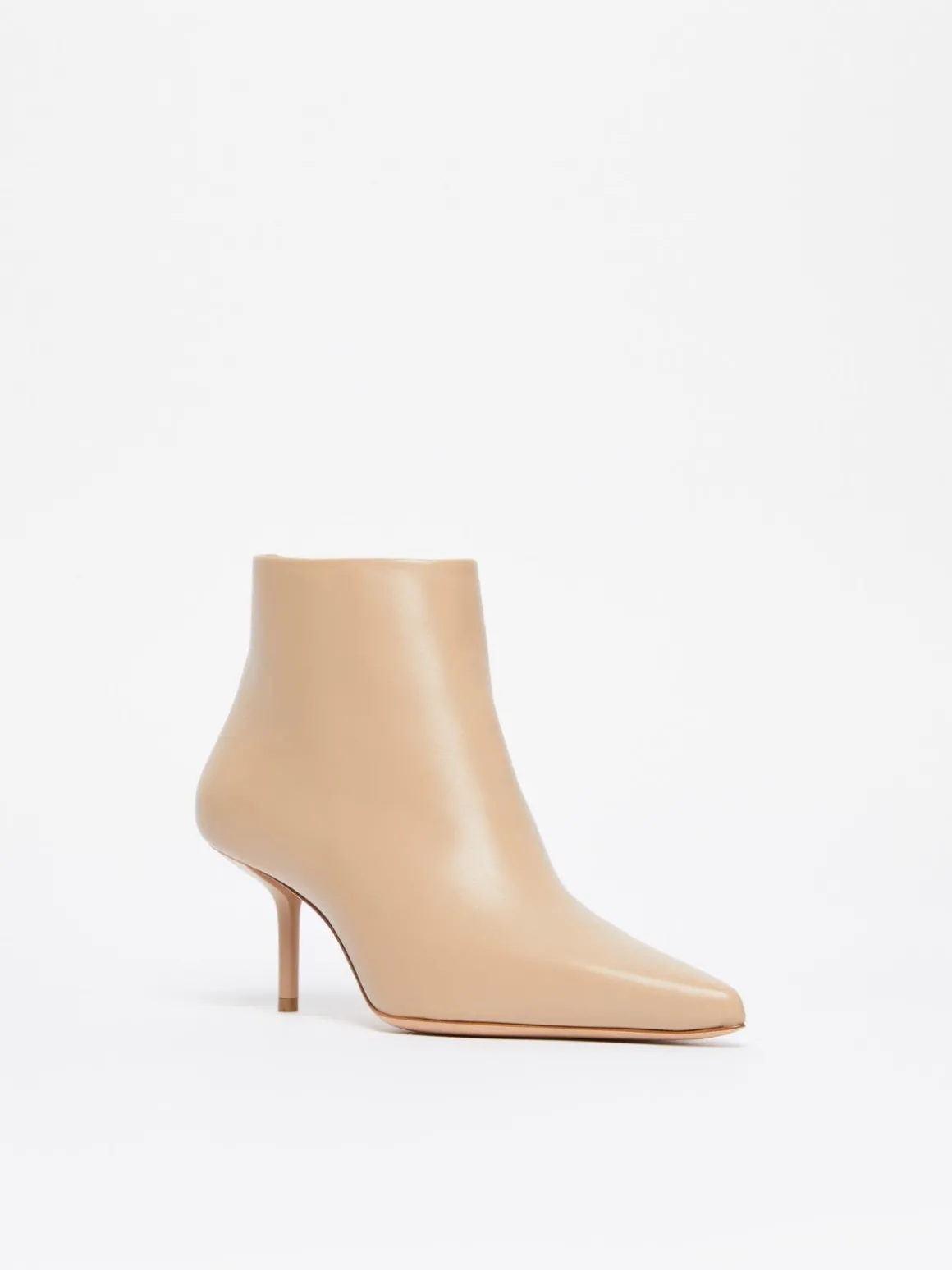 Stivaletto in pelle con zip