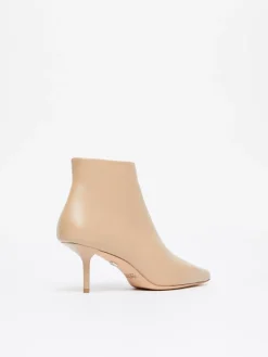 Stivaletto in pelle con zip