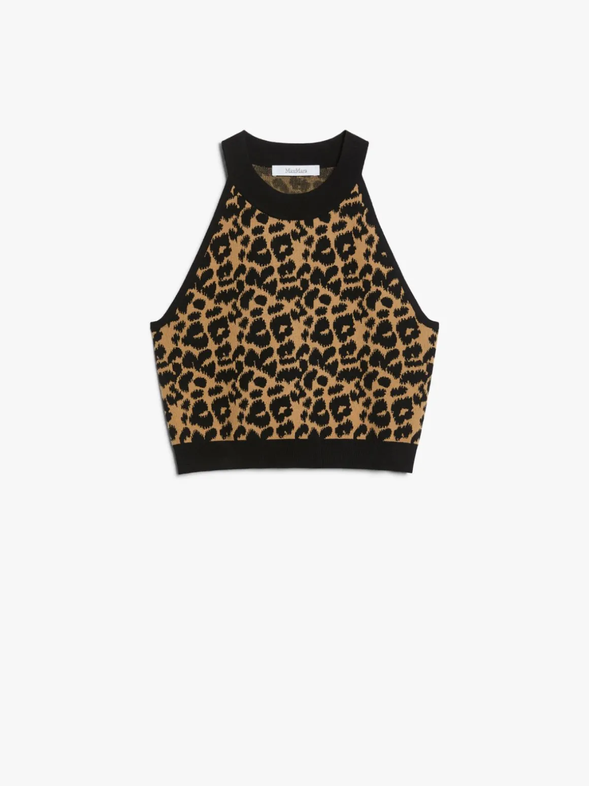 Top in filato jacquard
