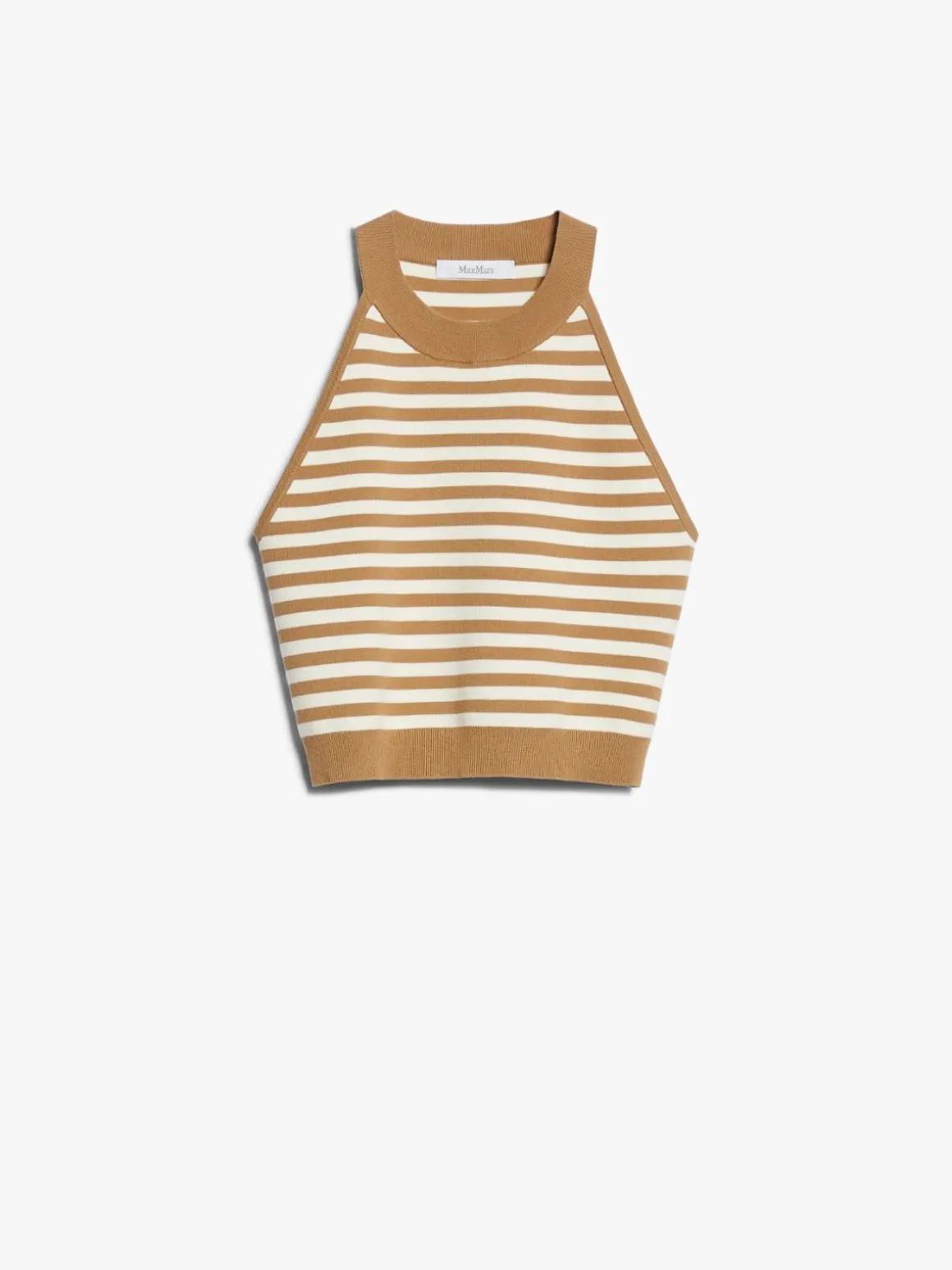 Top in filato jacquard
