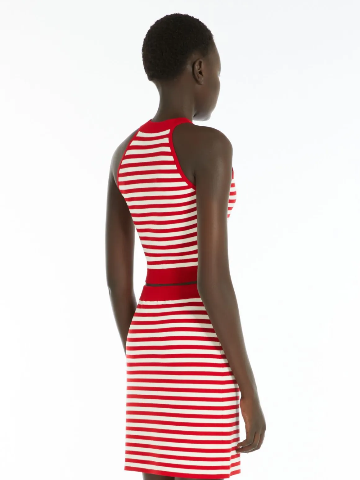 Top in filato jacquard