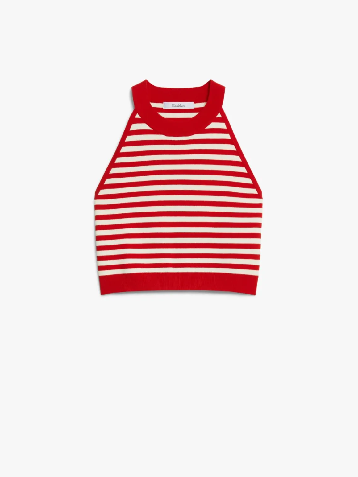 Top in filato jacquard